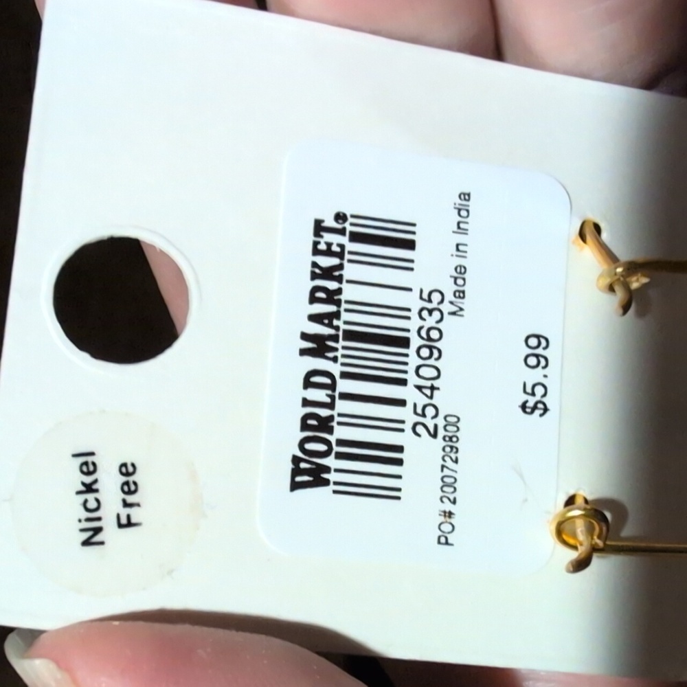 NWT Hoops From World Market - Picture 2 of 3